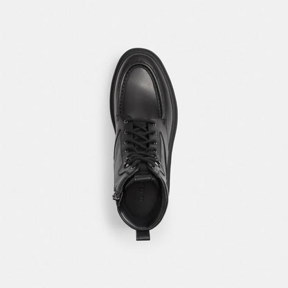 Coach Connor Boot In Signature Canvas Black