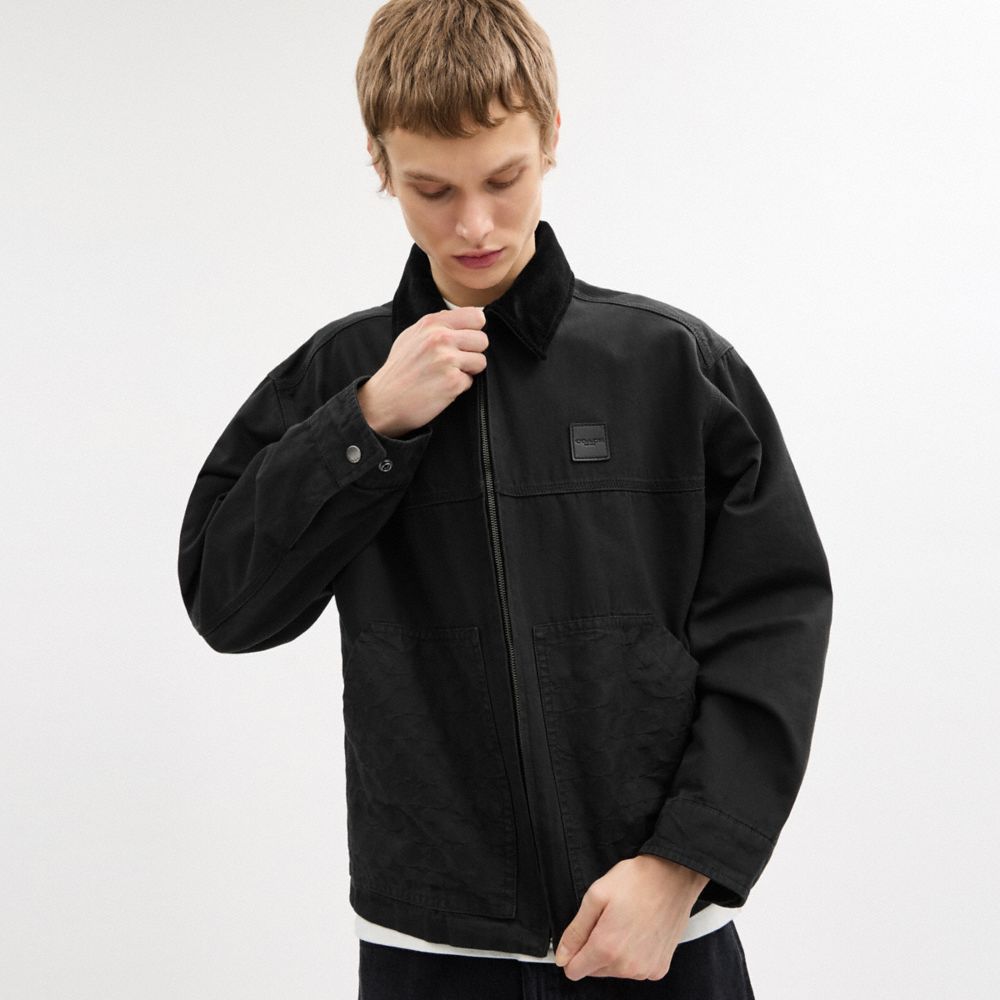 Coach Work Jacket Black