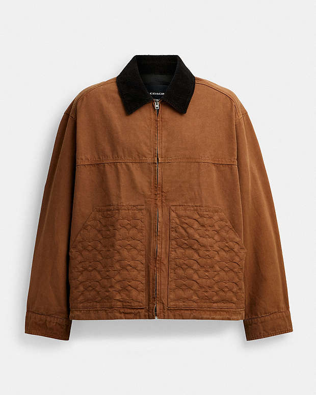 Work Jacket Brown Brown