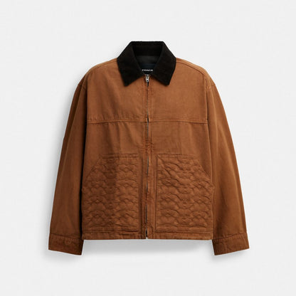 Coach Work Jacket Brown