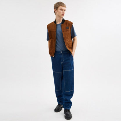 Coach Work Vest Brown