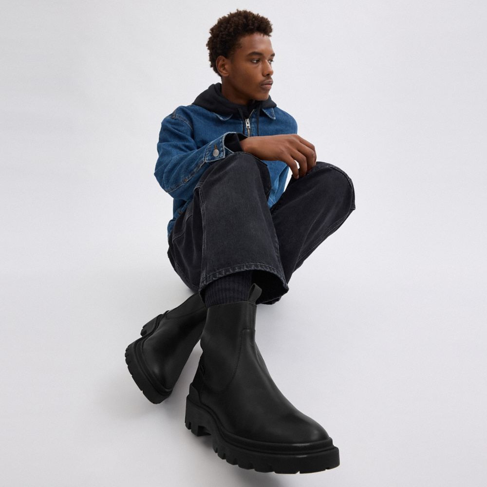 Coach Caiden Boot Black
