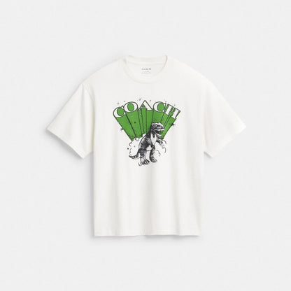 Coach Dinosaur T Shirt Vintage Ivory
