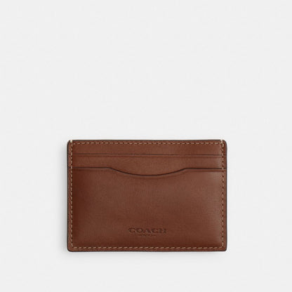Coach Money Clip Card Case Redwood