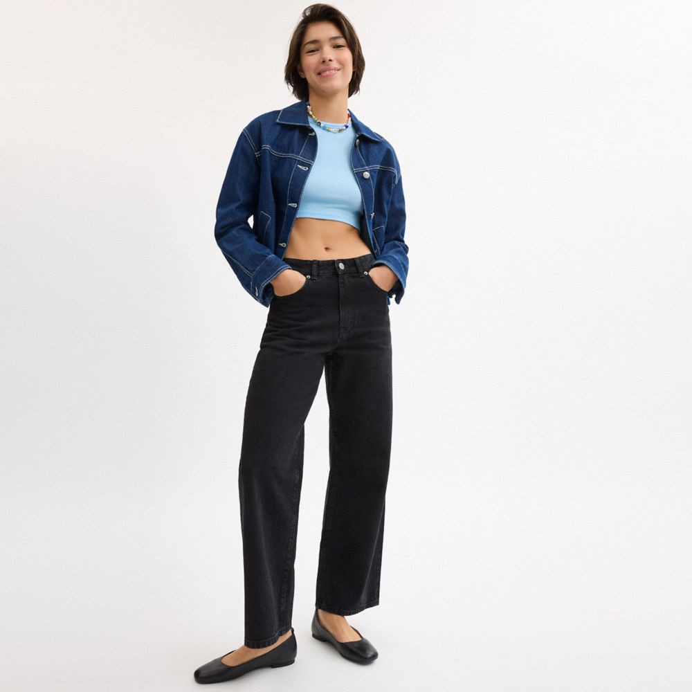 Coach Denim Jeans Black