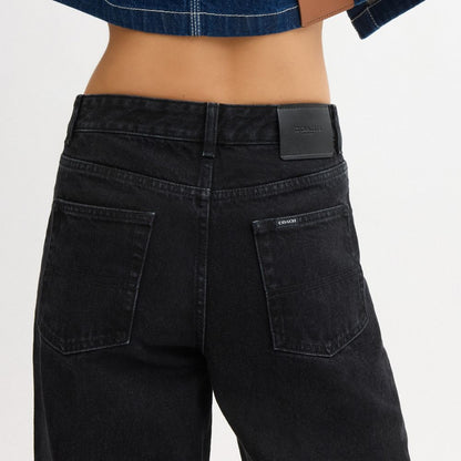 Coach Denim Jeans Black