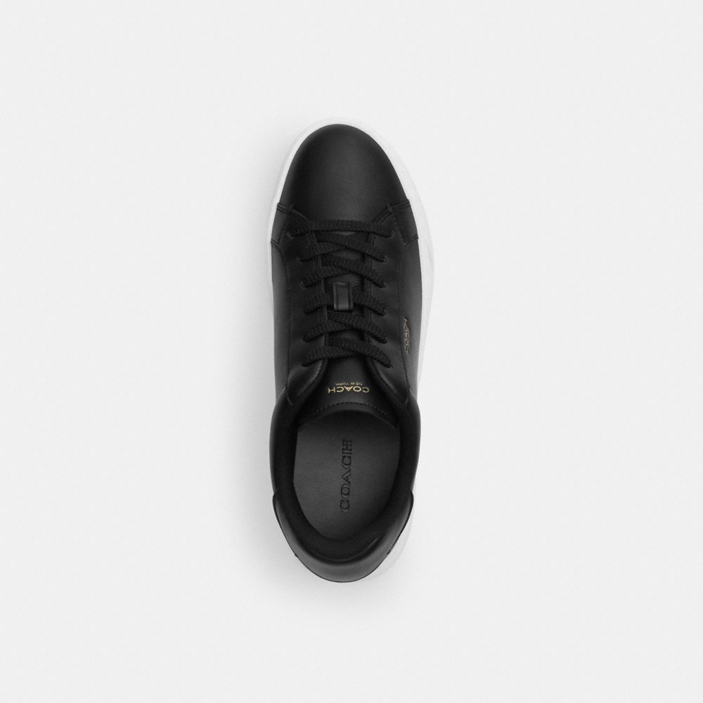 Coach High Line Sneaker Black Optic White