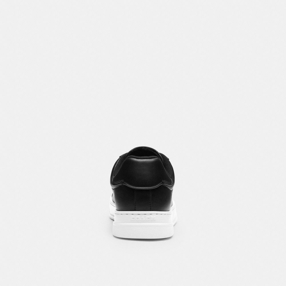 Coach High Line Sneaker Black Optic White