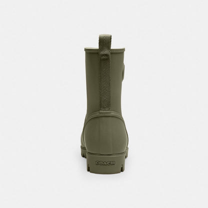 Women's Coach Ryder Rainboot Army Green
