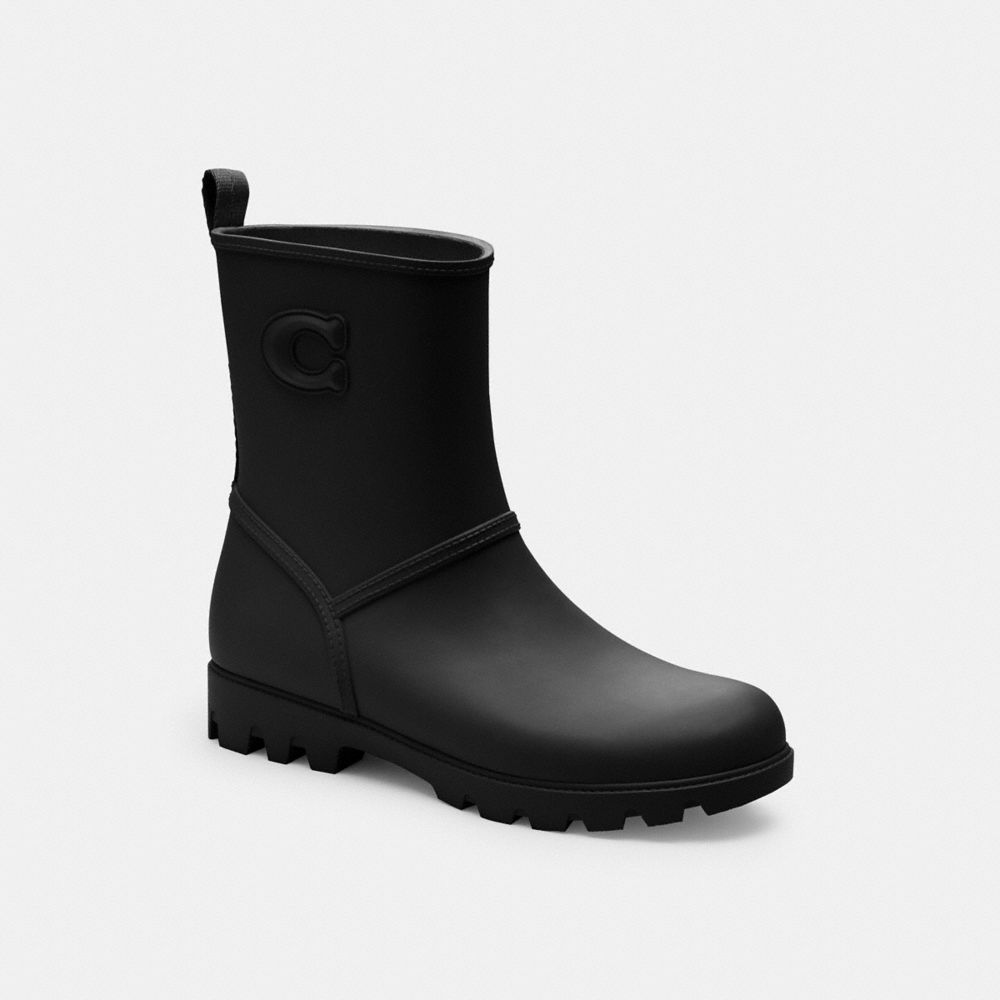 Coach Ryder Rainboot Black