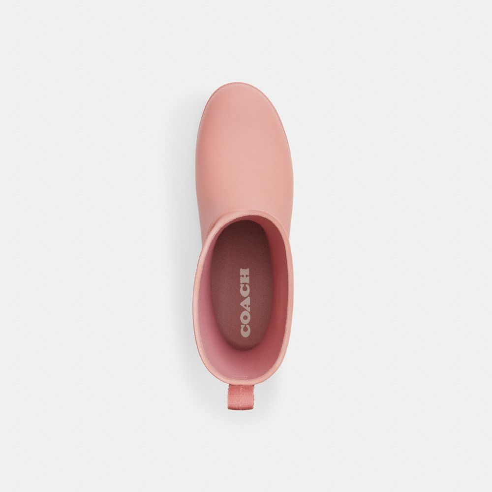 Coach Ryder Rainboot Pink Petal
