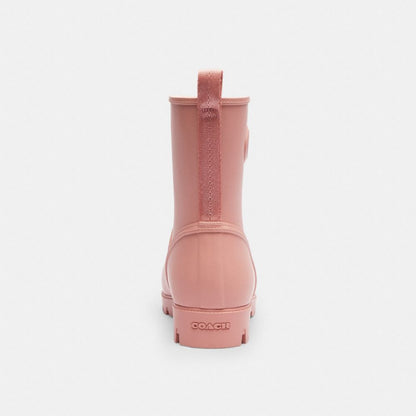 Coach Ryder Rainboot Pink Petal
