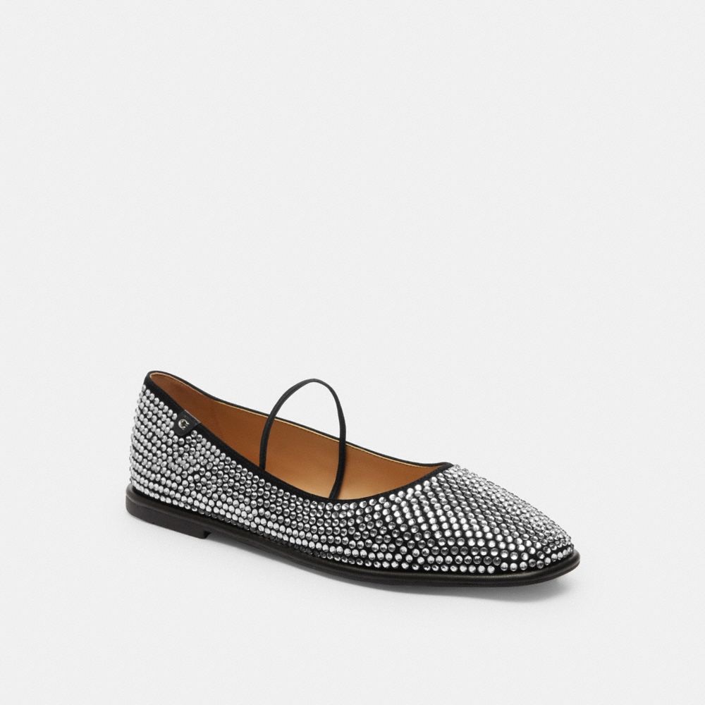 Coach Emilia Mary Jane With Crystal Black