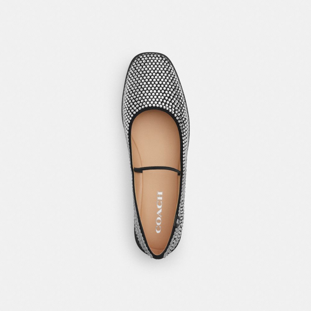 Coach Emilia Mary Jane With Crystal Black