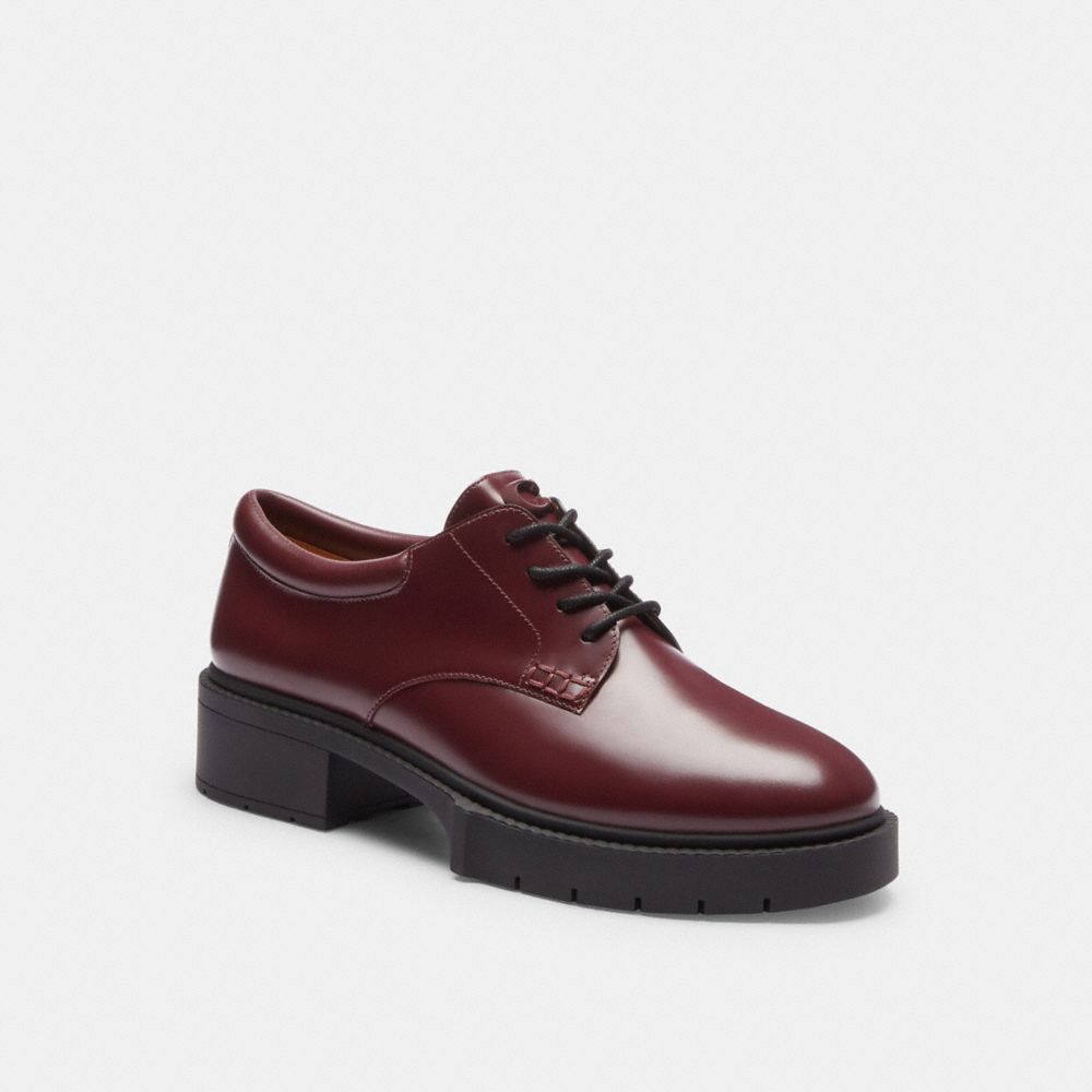 Coach Lyla Platform Derby Merlot