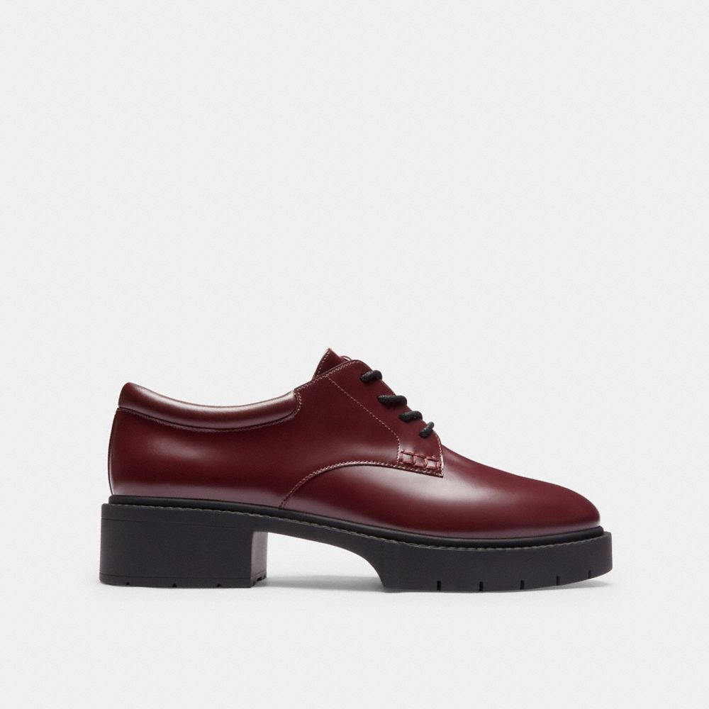 Coach Lyla Platform Derby Merlot