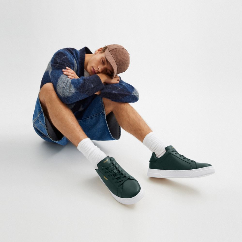 Coach High Line Sneaker Dark Teal