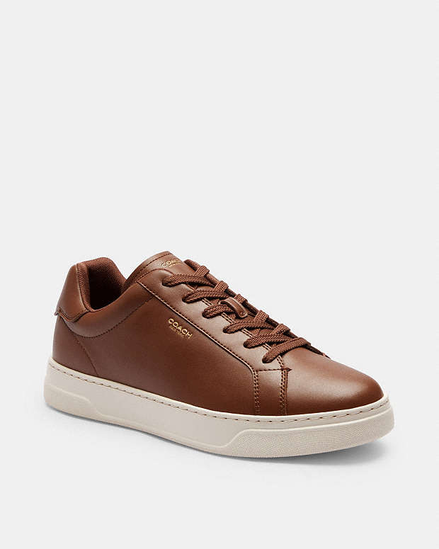 High Line Sneaker Coated Canvas-Dark Saddle Coated Canvas-Dark Saddle