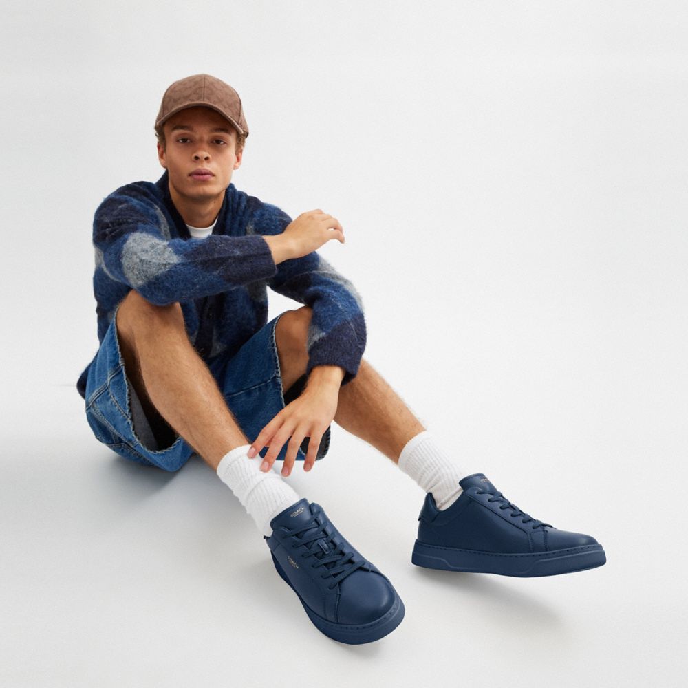 Coach High Line Sneaker Deep Blue