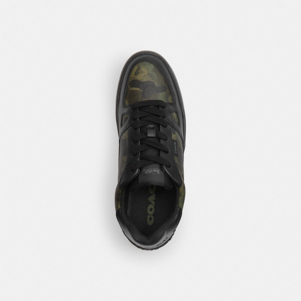 Clip Court Sneaker With Camo Print Camo - Black Camo - Black