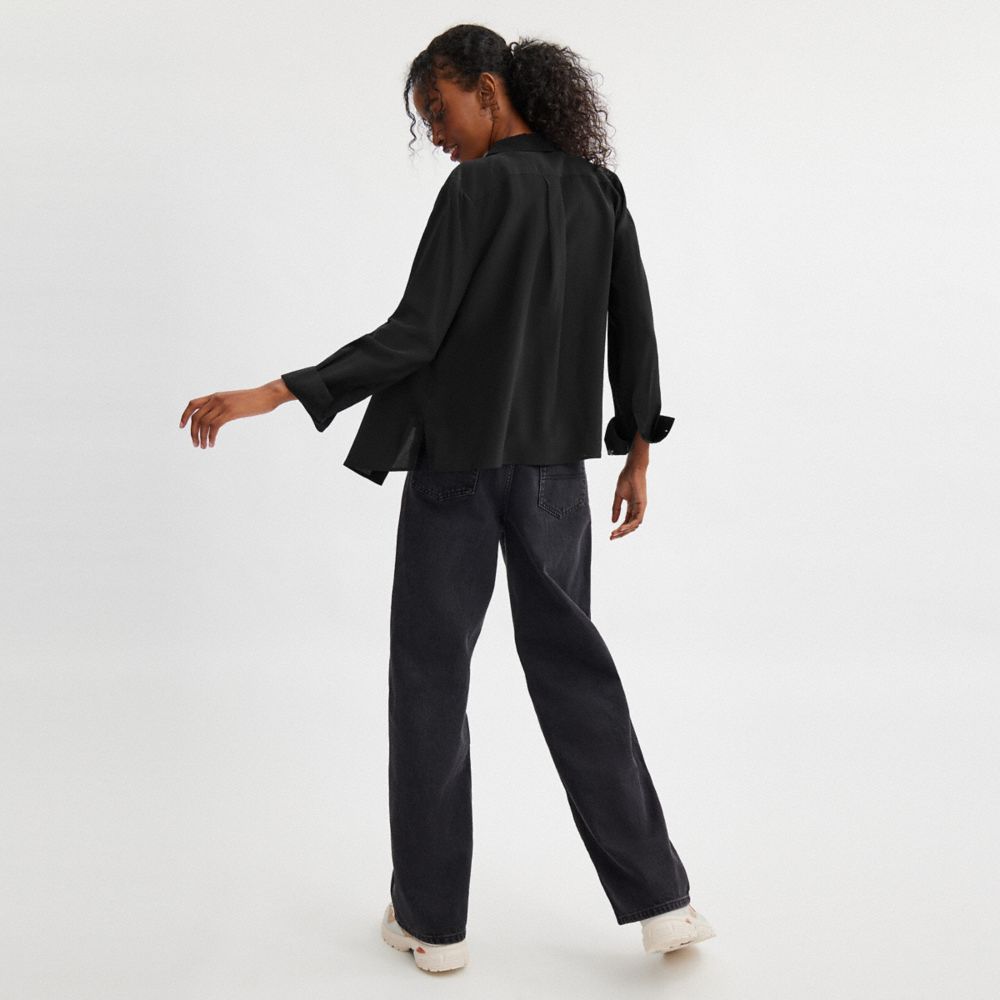 Coach Blouse Black