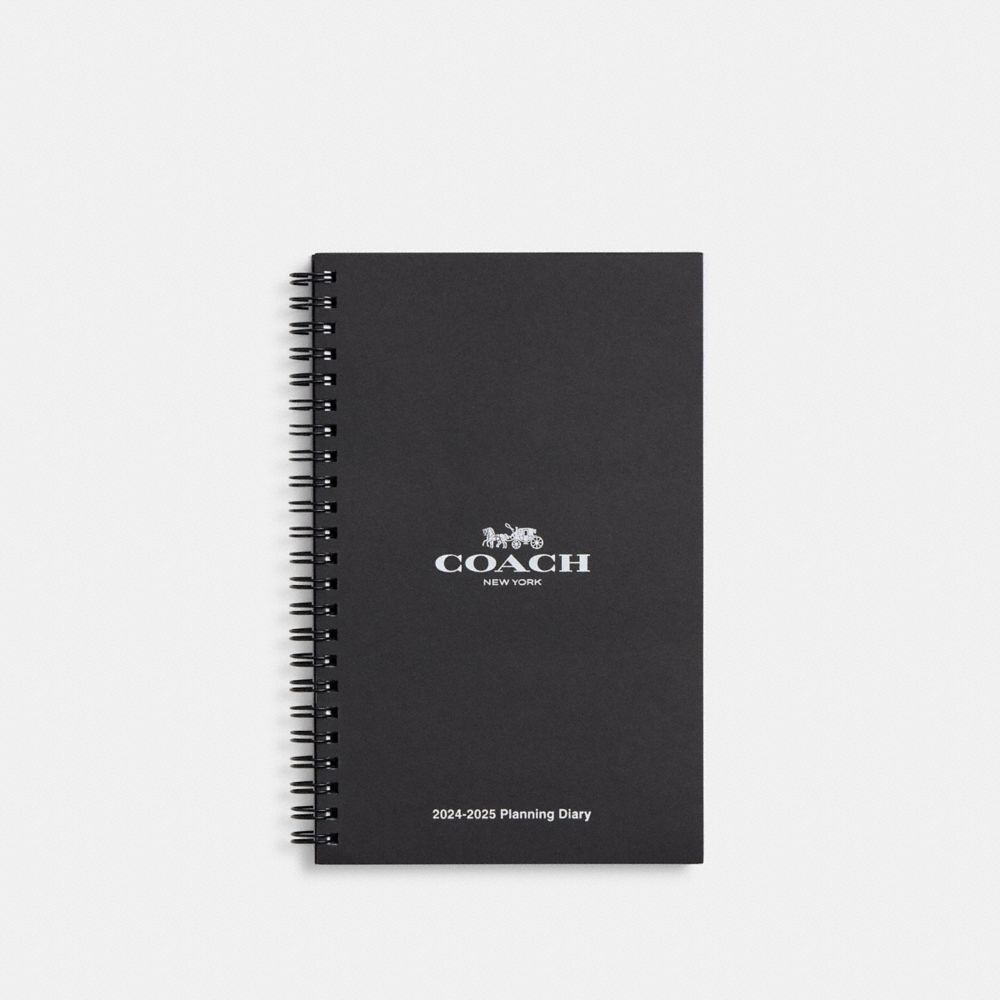 Coach 2024   2025 6 X8 Spiral Diary Book Multi