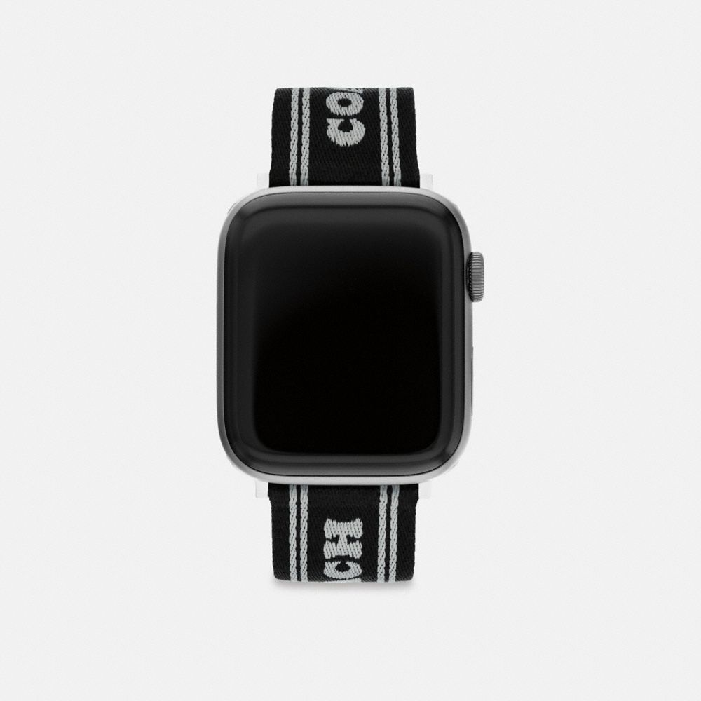 Coach Apple Watch® Strap, 42 Mm, 44 Mm And 45 Mm Black