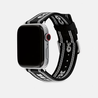 Coach Apple Watch® Strap, 42 Mm, 44 Mm And 45 Mm Black