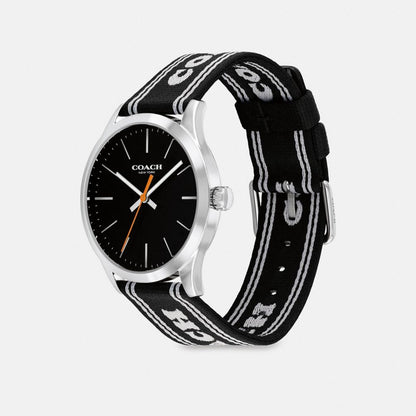 Baxter Watch, 39 Mm Black Black