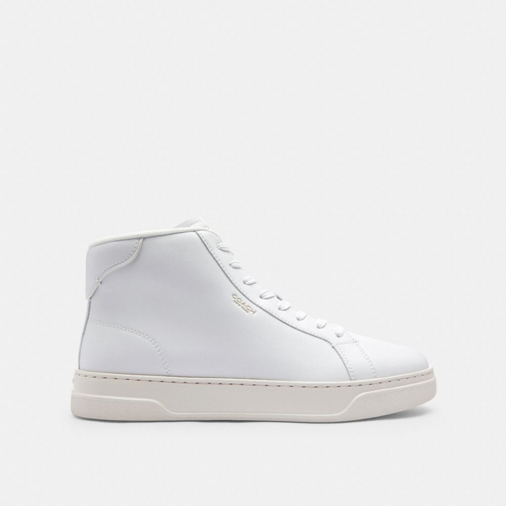 Men's Coach High Line High Top Sneaker Optic White