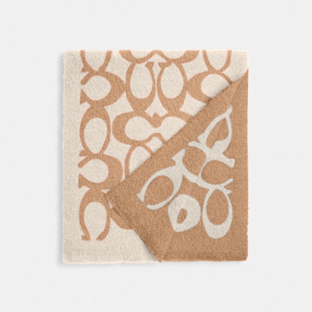 Signature Woven Muffler Chalk Chalk