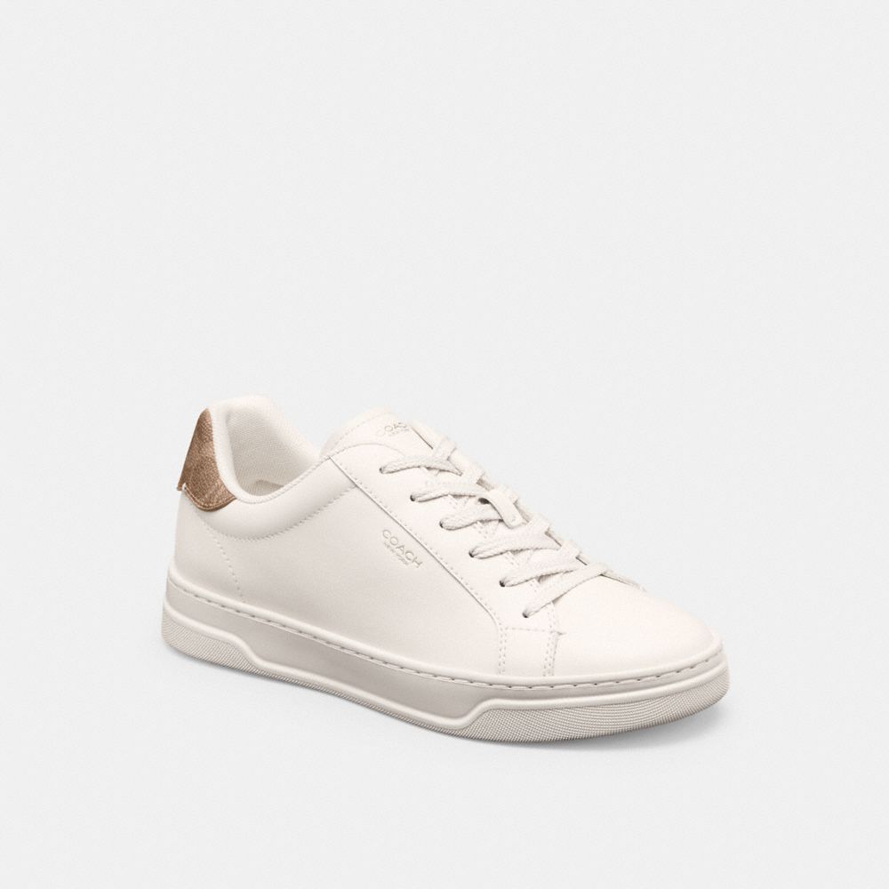 Coach High Line Sneaker Chalk Brown Khaki