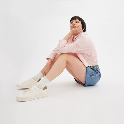 Coach High Line Sneaker Chalk Brown Khaki