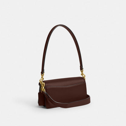 Coach Tabby Shoulder Bag 20 In Signature Canvas Brass Maple