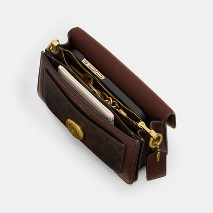 Tabby Shoulder Bag 20 In Signature Canvas Signature Canvas-Brass-Maple Signature Canvas-Brass-Maple