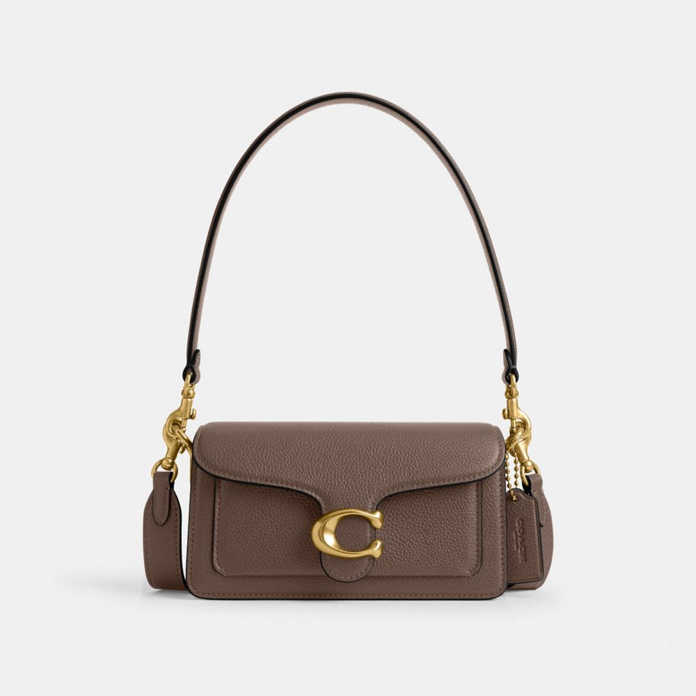 Coach Tabby Shoulder Bag 20 Brass Dark Stone