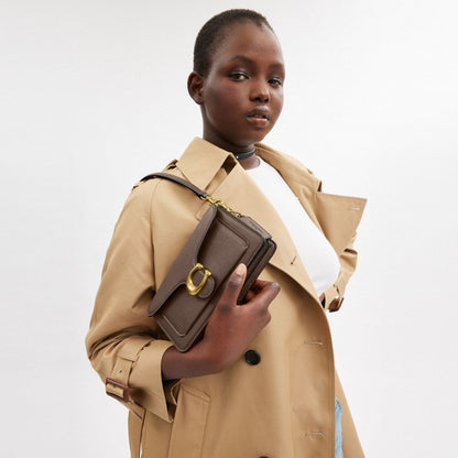 Coach Tabby Shoulder Bag 20 Brass Dark Stone