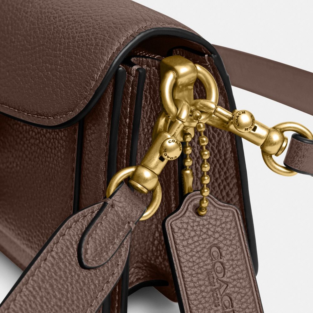 Coach Tabby Shoulder Bag 20 Brass Dark Stone