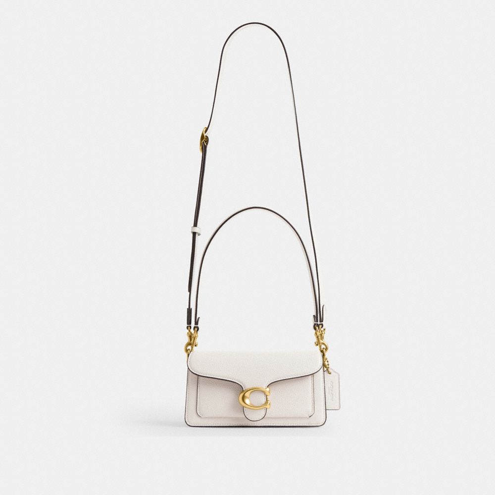Coach Tabby Shoulder Bag 20 Brass Chalk