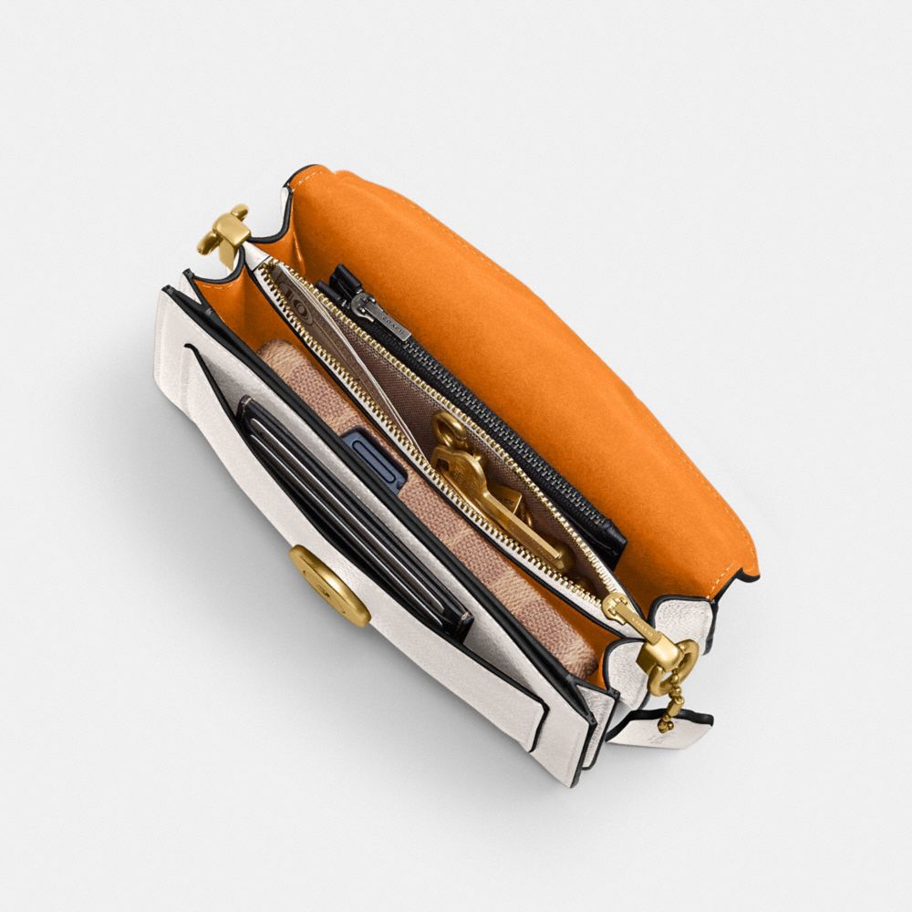 Coach Tabby Shoulder Bag 20 Brass Chalk