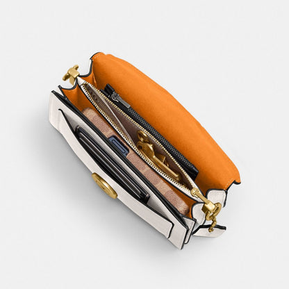 Coach Tabby Shoulder Bag 20 Brass Chalk