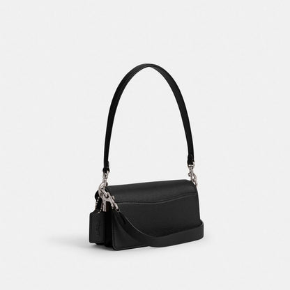 Coach Tabby Shoulder Bag 20 Silver Black