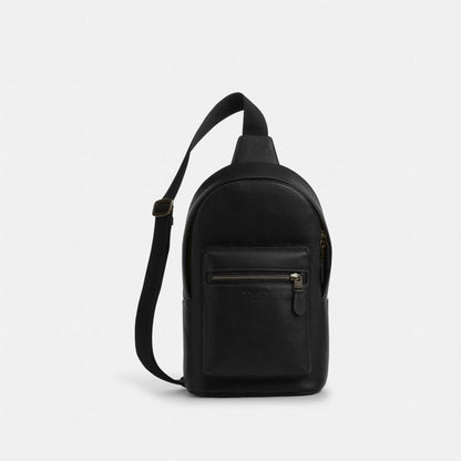 Coach West Pack Gunmetal Black