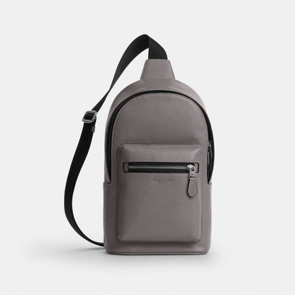 Coach West Pack Silver Graphite