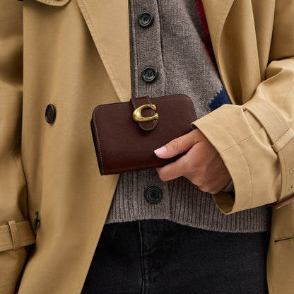 Coach Tabby Wallet Brass Maple