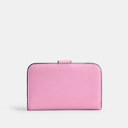 Coach Tabby Wallet Brass Flower Pink