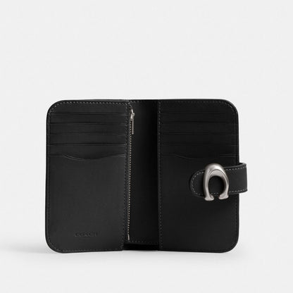 Coach Tabby Wallet Silver Black