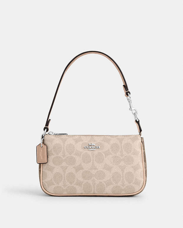 Nolita 19 In Blocked Signature Canvas Signature Canvas-Silver-Sand-Taupe Multi Signature Canvas-Silver-Sand-Taupe Multi