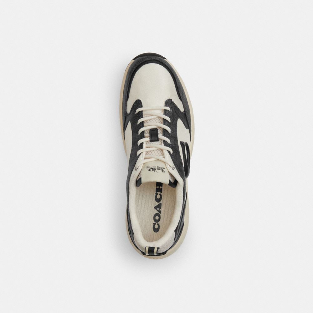 Coach Strider Sneaker In Signature Canvas Charcoal