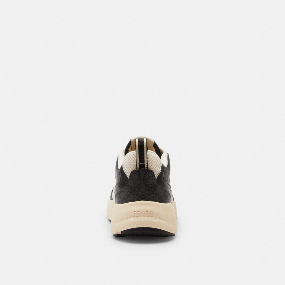 Coach Strider Sneaker In Signature Canvas Charcoal